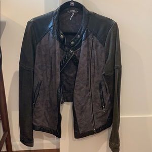 FREE PEOPLE leather jacket!
